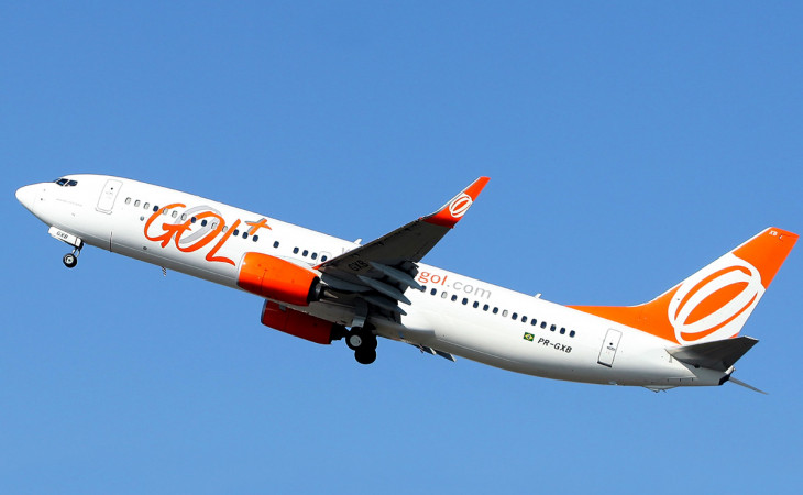 Os voos possuem capacidade de 176 passageiros. Foto: Divulgação/Gol