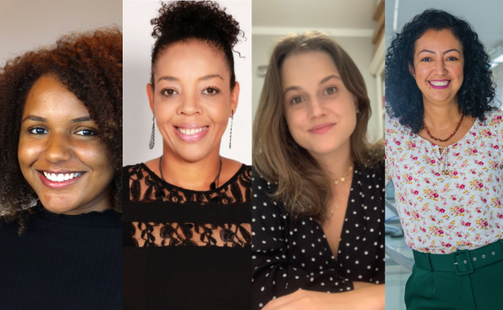 Da esquerda para a direita: Beatriz Santos, Solange Feliciano, Beatriz Guarezi e Kelly Lopes (Foto: Divulgação)