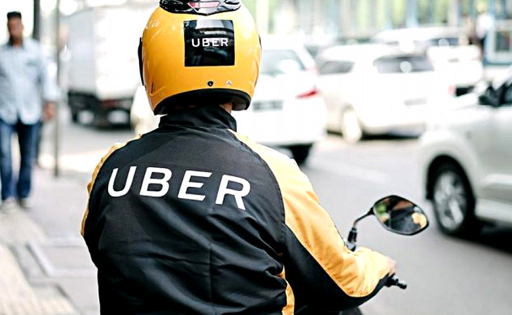 O Uber Moto está disponível em 160 cidades do país. Foto: Divulgação
