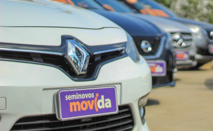 A Movida conta com uma frota de mais de 213 mil veículos. Foto: Divulgação
