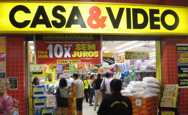 A Casa&Video possui mais de 220 lojas no Sudeste e conta com mais de 400 mil itens (Foto: Divulgação)