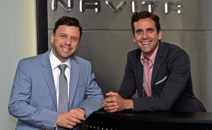 Roberto Dariva e Fabio Nunes, fundadores da Navita.