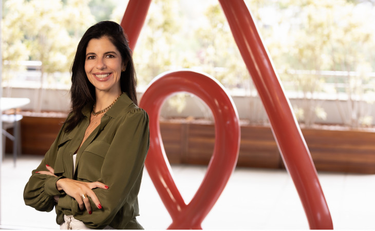 Fiamma Zarife, nova diretora geral na América do Sul do Airbnb. Foto: Sérgio Zacchi/Divulgação Airbnb