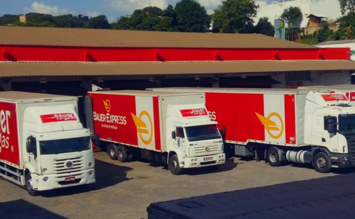 O Grupo Bauer é especializado em transporte de cargas fracionadas e encomendas expressas, baseadas no Sul e Sudeste (Foto: Divulgação)