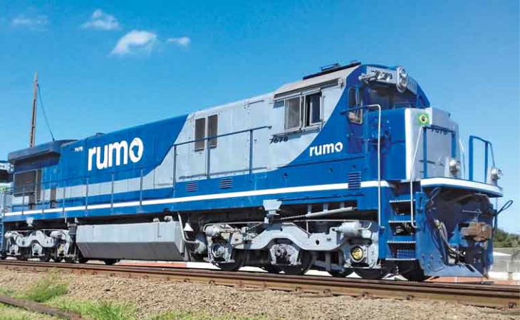A Rumo tem malha ferroviária no Paraná, Santa Catarina, Rio Grande do Sul, São Paulo, Mato Grosso do Sul, Mato Grosso, Minas Gerais, Goiás e Tocantins (Foto: Divulgação)