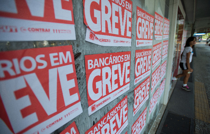 Greves são fato inédito numa empresa como a Qintess. Foto: Marcelo Camargo/Agência Brasil