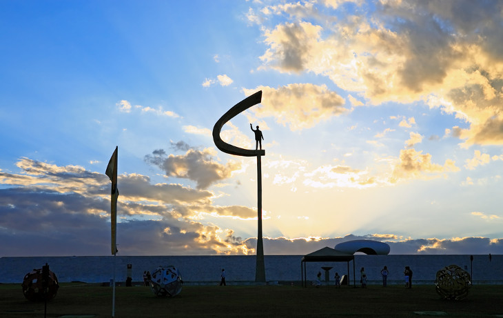 Nuvens no céu de Brasília. Foto: Depositphotos.
