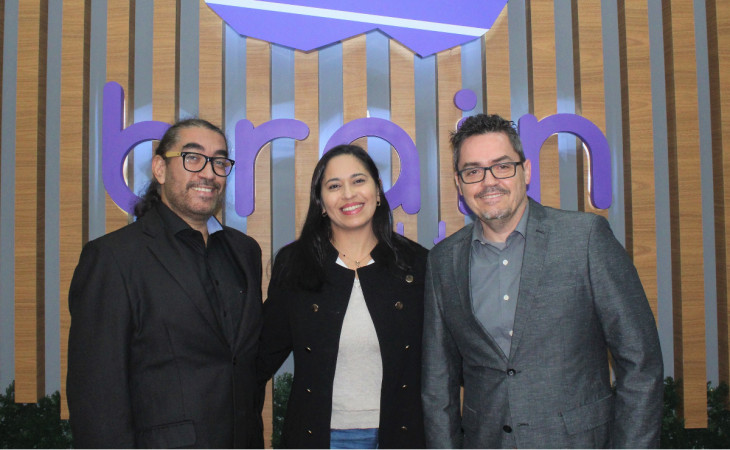 Leonardo Oliveira, Head of Innovation; Jaqueline Alves, Head of Operation; e Leonardo Amaral, Head of Technology. Foto: divulgação.