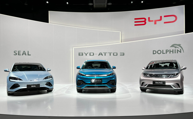 A BYD é uma montadora de veículos elétricos chinesa. Foto: Divulgação/BYD