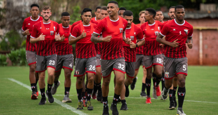 Jogadores do Botafogo de Ribeirão Preto. Foto: Divulgação