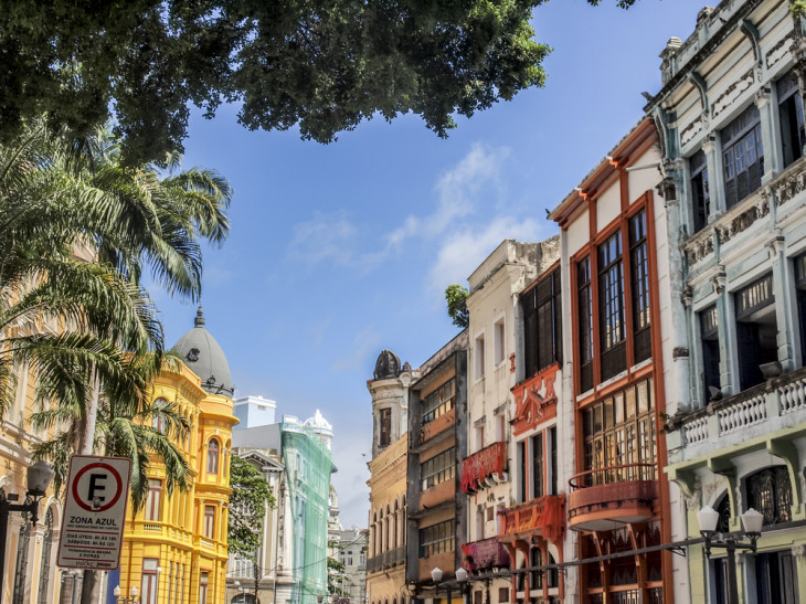 Centro histórico de Recife. Foto: Depositphotos.