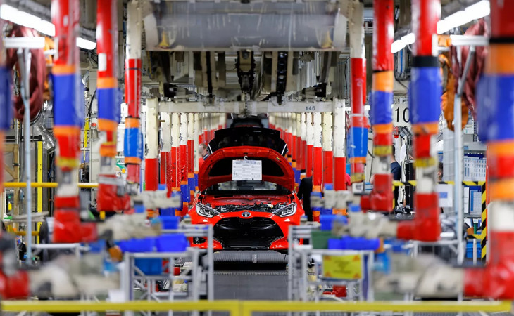 28 linhas produtivas da Toyota foram afetadas. Foto: Divulgação/Toyota