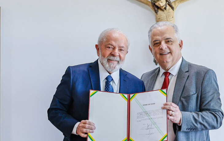 Luiz Inácio Lula da Silva e Márcio França. Foto: Ricardo Stuckert / PR.