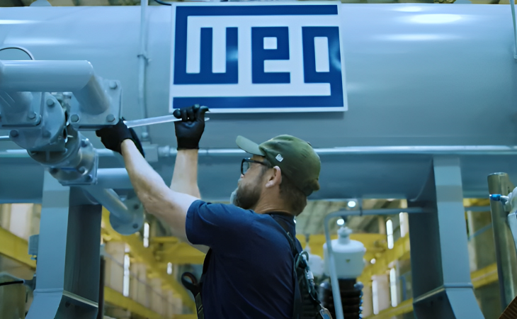 WEG fabrica e comercializa máquinas elétricas (Foto: Divulgação)