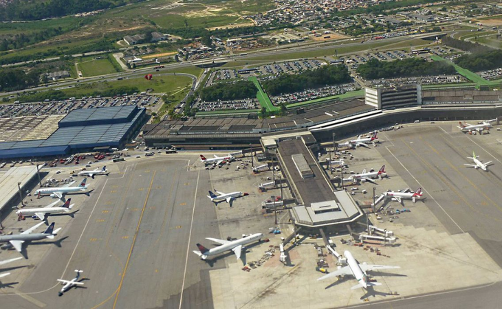 Aeroporto de Guarulhos é o maior do Brasil e da América do Sul (Foto: Divulgação)