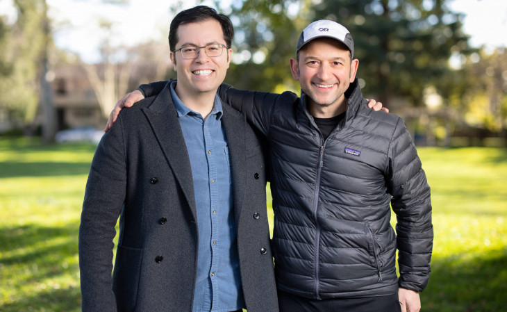 Daniel de Freitas e Noam Shazeer, fundadores da Character.AI. Foto: Divulgação
