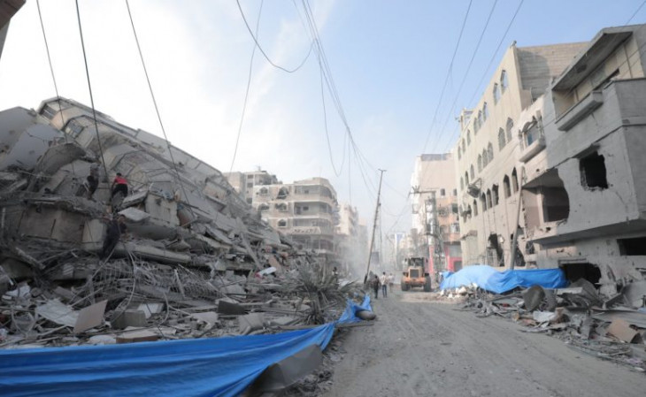 Faixa de Gaza fica no centro do confronto entre Israel e Hamas. Foto: Reprodução/Twitter @UNRWA