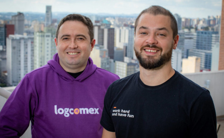Helmuth Hofstatter, CEO, e Carlos Souza, COO da Logcomex. Foto: Divulgação