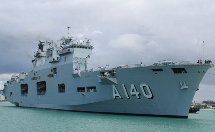 Maior navio da frota da Marinha do Brasil. Foto: Divulgação