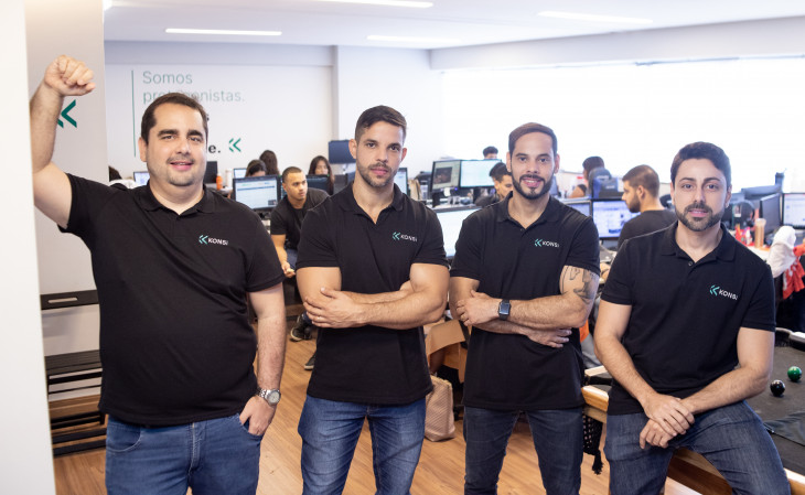 Rafael Seixas, Rodrigo Fontes, Paulo Fontes e Bruno Barreto. Foto: divulgação.