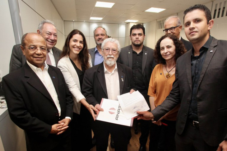 Representantes da Anati e do Ministério da Gestão. Foto: André Corrêa/MGI.