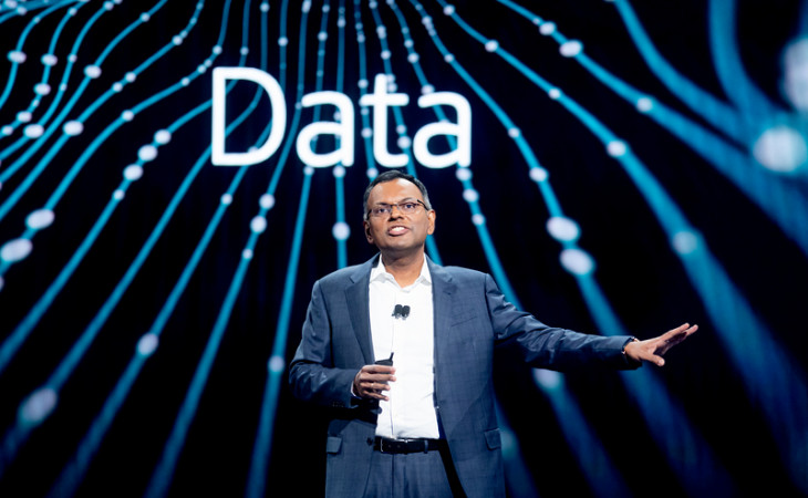Swami Sivasubramanian, vice-presidente de dados e inteligência artificial da AWS. Foto: divulgação.