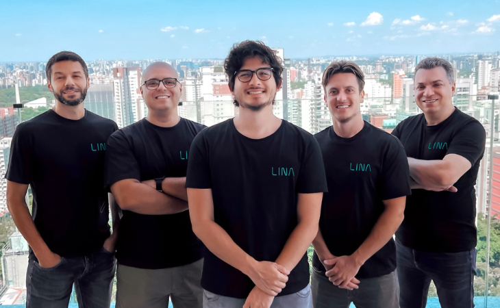 Da esquerda para direita: Luiz Jucá, Guilherme Lauria, Alan Mareines, Murilo Rabusky, Marcos Guirro, da Lina (Foto: Divulgação)