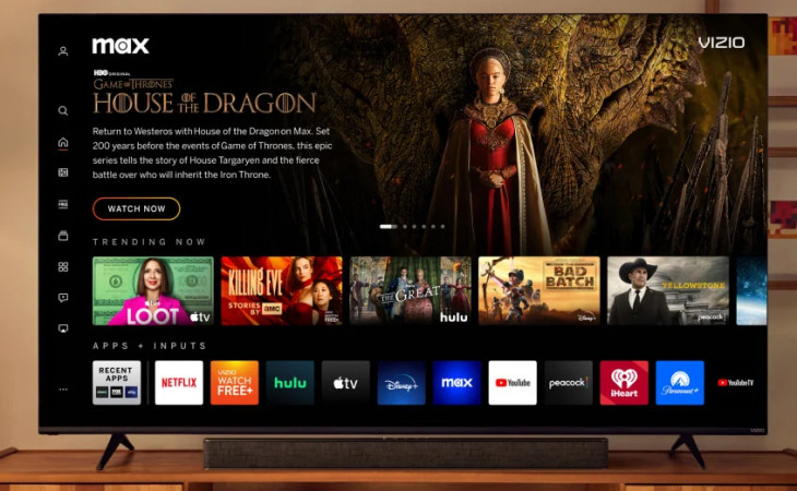 A Vizio vende televisores, barras de som, dados de espectadores e publicidade. Foto: Divulgação