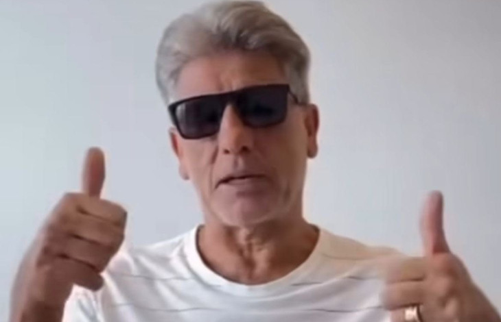 Renato Portaluppi durante vídeo.