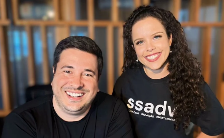 Thiago Schutz, CEO do Silva Schutz, e Bruna Degani (Foto: Divulgação)