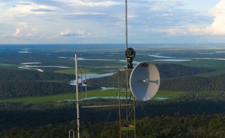 Startup funciona por meio do envio de imagens por câmeras instaladas no topo de torres de comunicação. Foto: Divulgação
