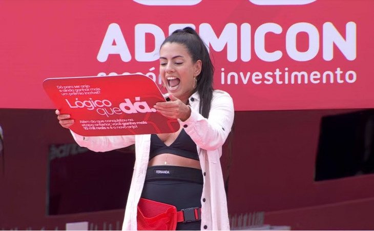 Uma das provas patrocinadas pela Ademicon no BBB24. Foto: Reproducao/TVGlobo.