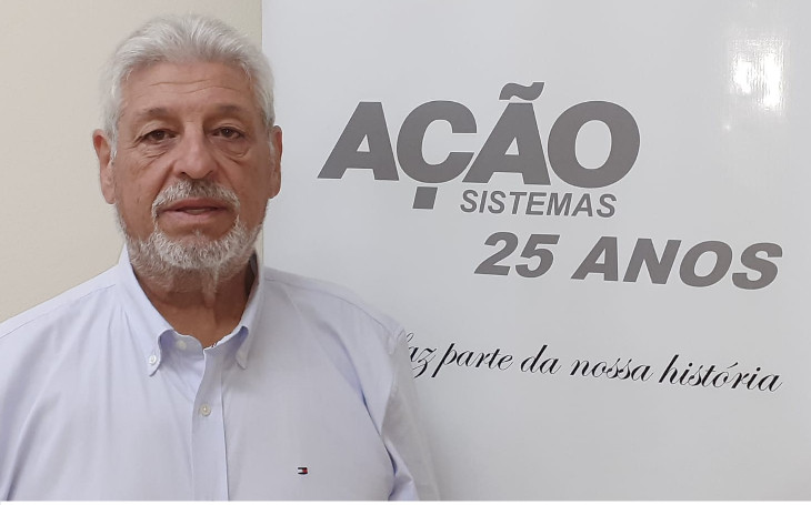 Luiz Leite, fundador da Ação Sistemas. Foto: Divulgação.