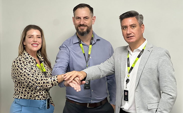 Ana Paula Rolim, Robinson Czelusniak e Robson Novacki. Foto: Divulgação/RCZ