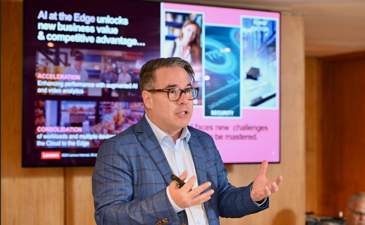 Charles Ferland, vice-presidente e general manager de edge computing e telecom da Lenovo  (Foto: Divulgação)