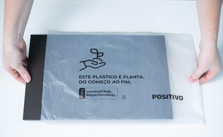 Nova embalagem da Positivo (Foto: Divulgação)