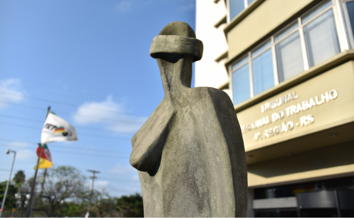 Paralisação afeta toda a Justiça do Trabalho do RS. Foto: divulgação.