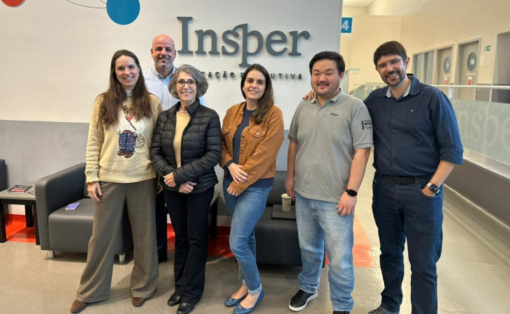 Lideranças do Insper e da Orazzon. Foto: divulgação.