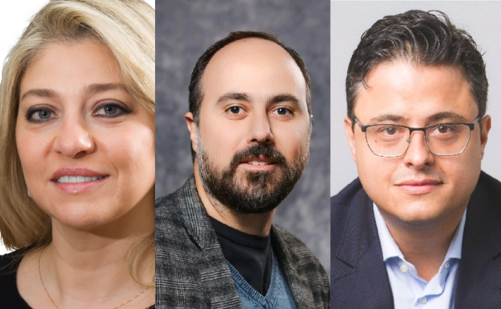 Lucy Pamboukdjian, Rogério Melfi e Rodrigo Comazzetto (Foto: LinkedIn)
