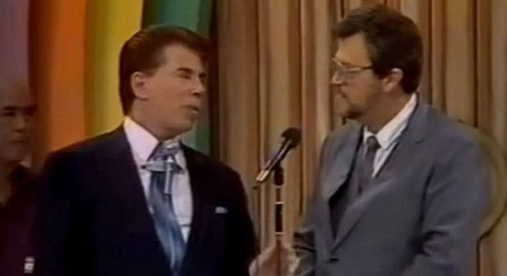 Sílvio Santos e Antonio Neger, no Porta da Esperança.