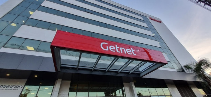Fachada do novo prédio da Getnet em Porto Alegre.