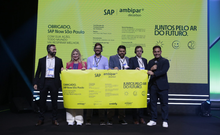 SAP NOW contou com ferramenta da Ambipar para compensação de carbono. Foto: divulgação.