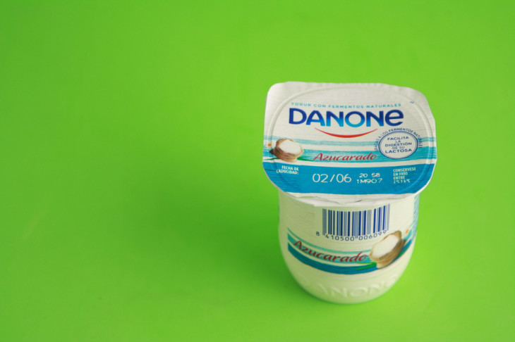 Danone é conhecida pelos seus iogurtes. Foto: Depositphotos.