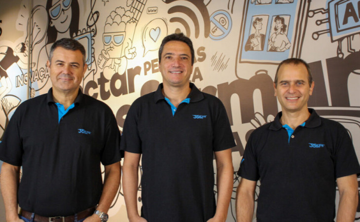 Michel Marcelino, Cláudio Blatt e Damian Zisman. Foto: divulgação.