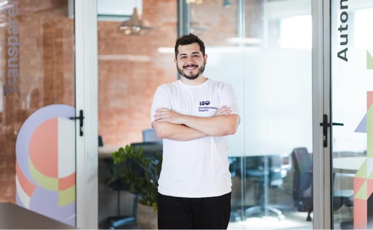 Franco Lamping, cofundador e CTO da 180 Seguros. Foto: divulgação.