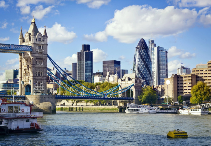 Londres é um centro financeiro mundial. Foto: Depositphotos.