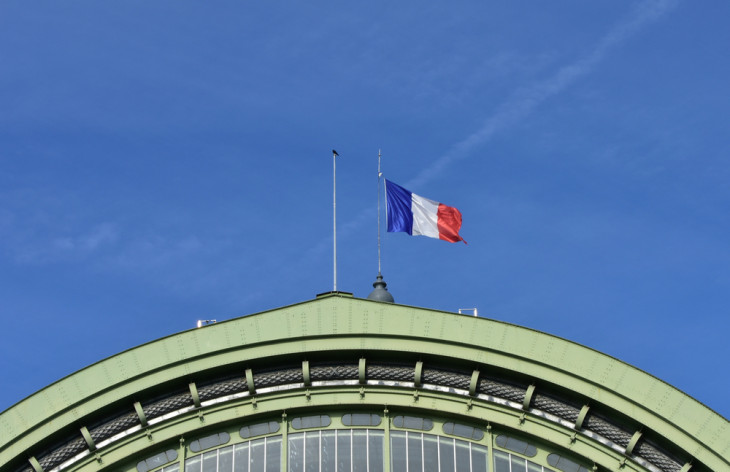 Bandeira da França. Foto: Depositphotos.
