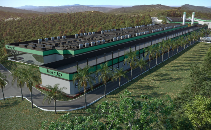 Projeto do data center da Tecto em Santana de Parnaíba. Foto: divulgação.