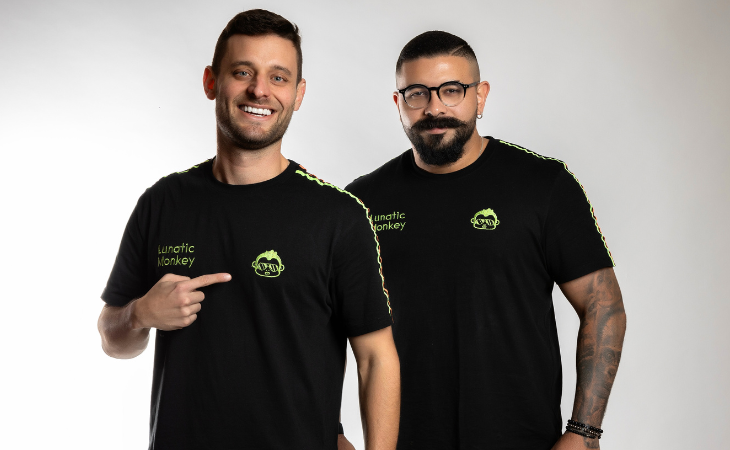 Vinicius Angelini e Luciano Aquino, founders da Lunatic Monkey (Foto: Divulgação)