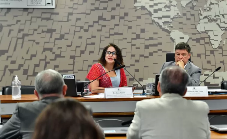Luciana Santos, ministra do MCTI (Foto: Waldemir Barreto/Agência Senado)